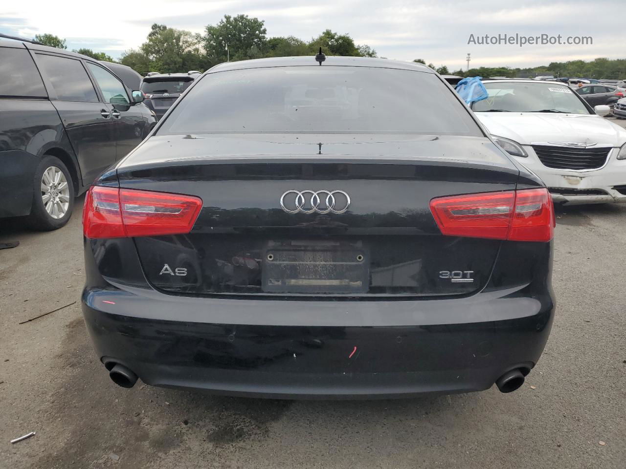 2014 Audi A6 Premium Plus Black vin: WAUFGAFC4EN049058