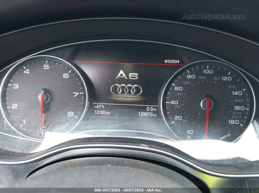 2014 Audi A6 3.0t Premium Plus Серебряный vin: WAUFGAFC4EN055684