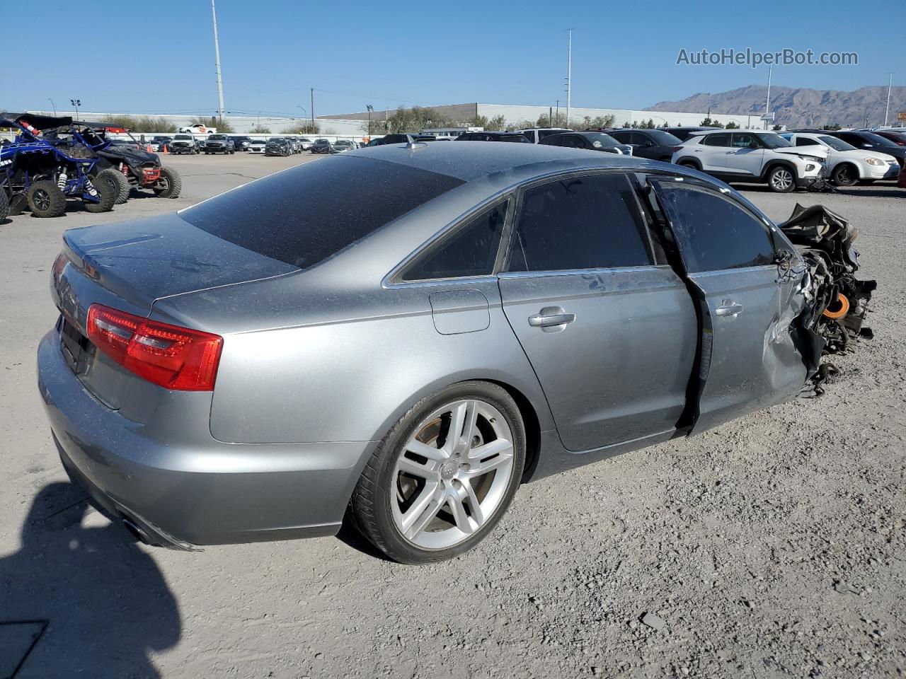 2014 Audi A6 Premium Plus Silver vin: WAUFGAFC4EN110666