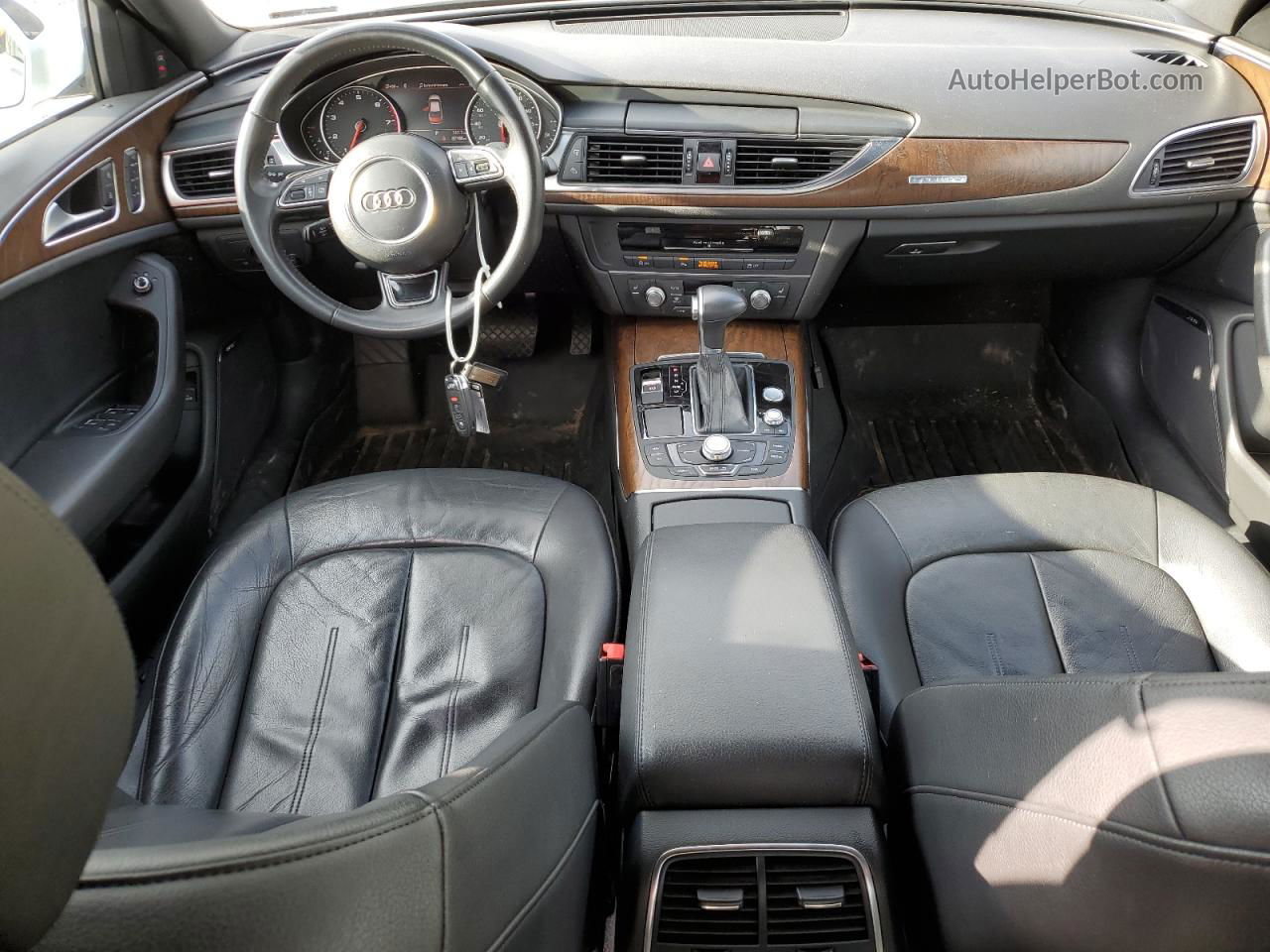 2014 Audi A6 Premium Plus Белый vin: WAUFGAFC4EN164050