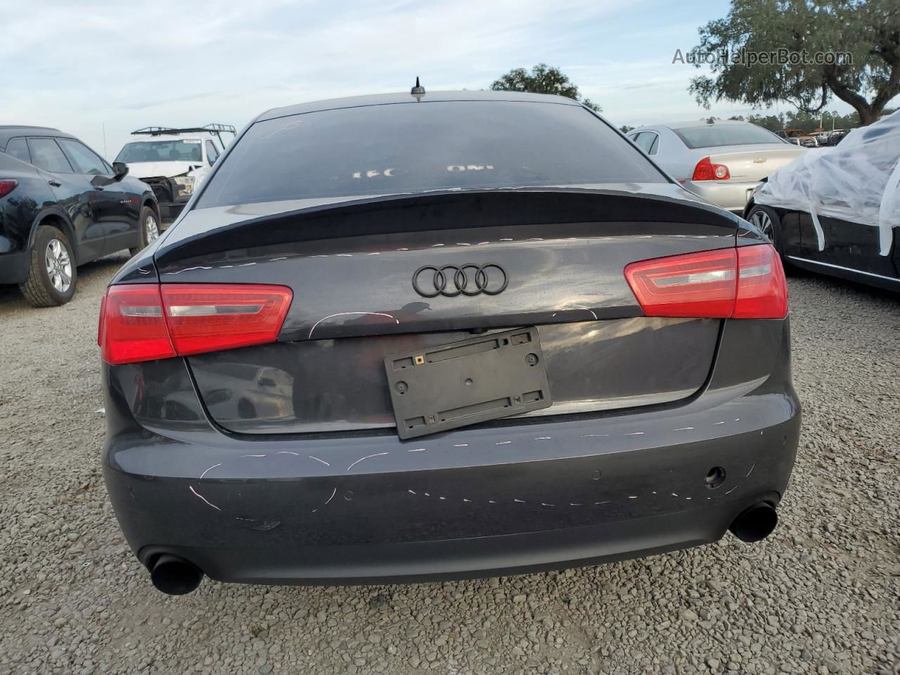 2014 Audi A6 Premium Plus Charcoal vin: WAUFGAFC5EN052325