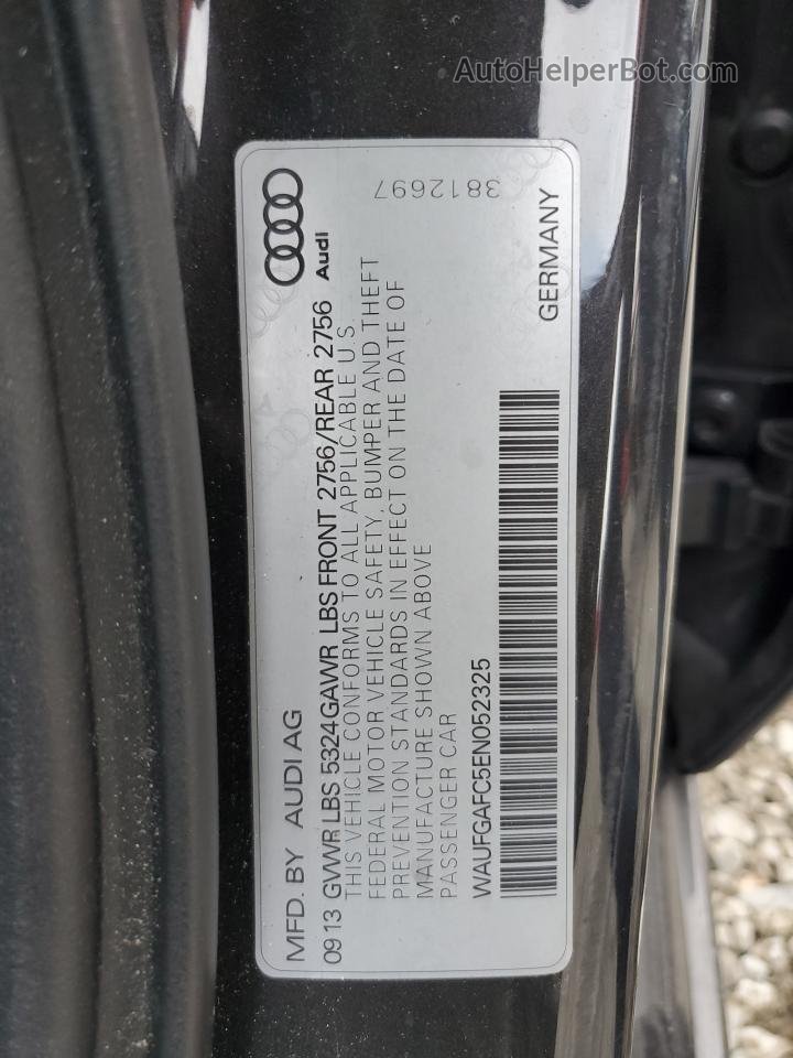 2014 Audi A6 Premium Plus Угольный vin: WAUFGAFC5EN052325