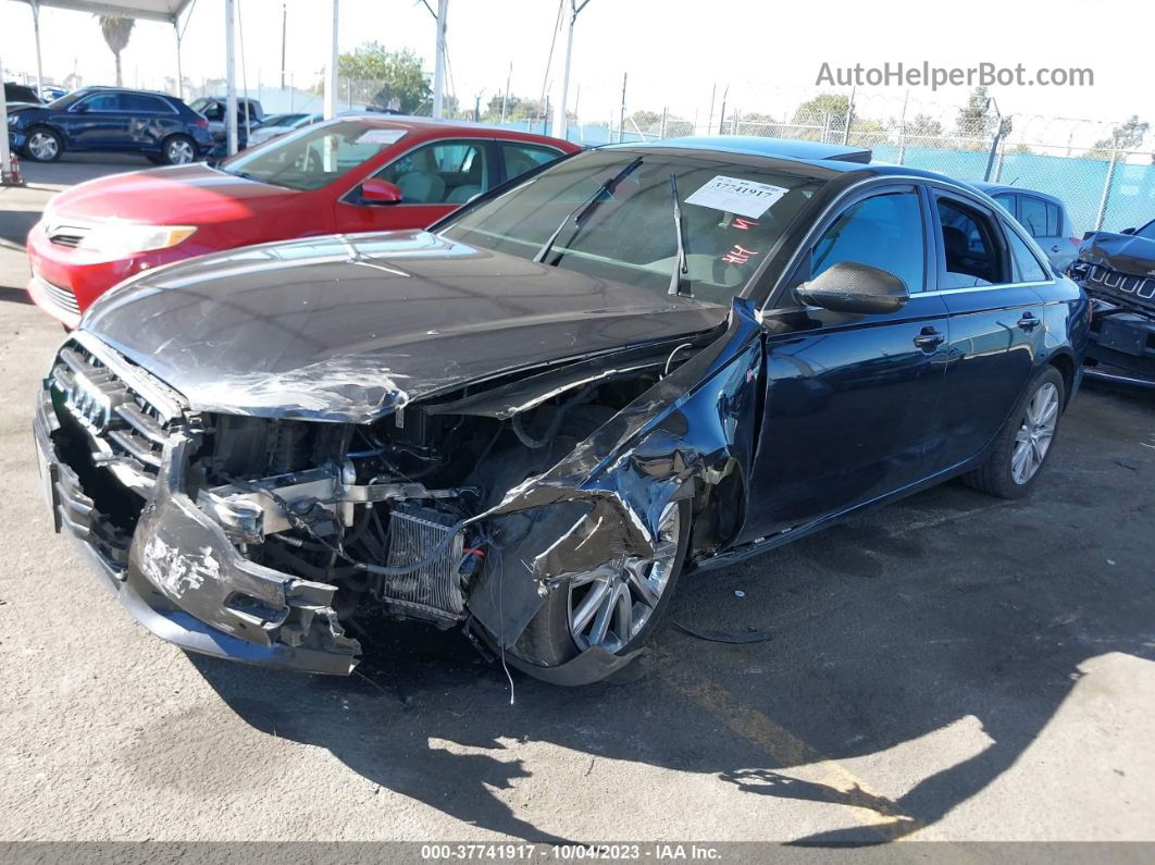 2014 Audi A6 3.0t Premium Plus Black vin: WAUFGAFC5EN112636