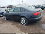 2014 Audi A6 3.0t Premium Plus Dark Blue vin: WAUFGAFC6EN012531