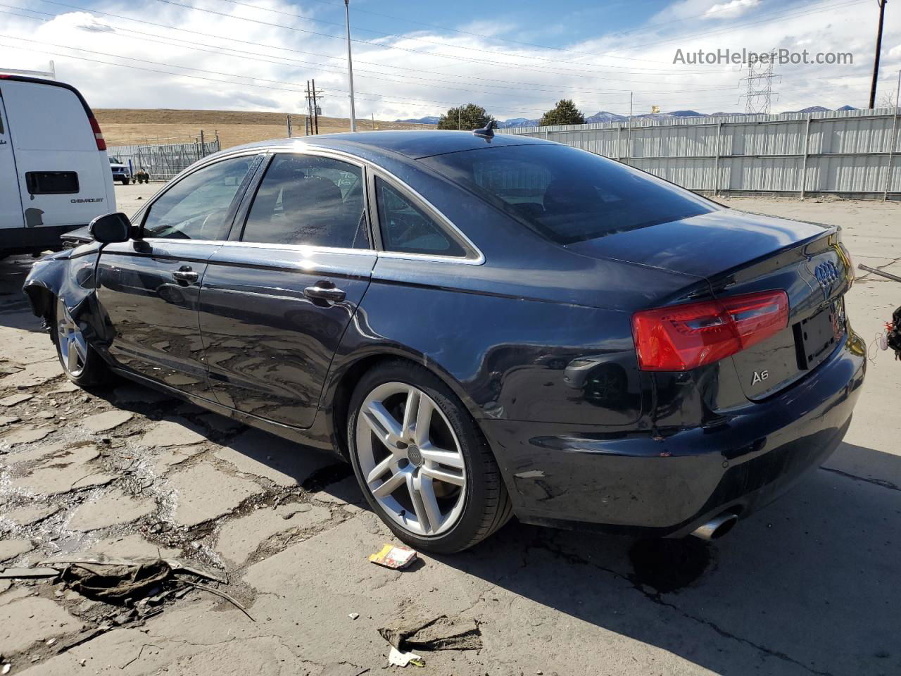 2014 Audi A6 Premium Plus Черный vin: WAUFGAFC6EN031161