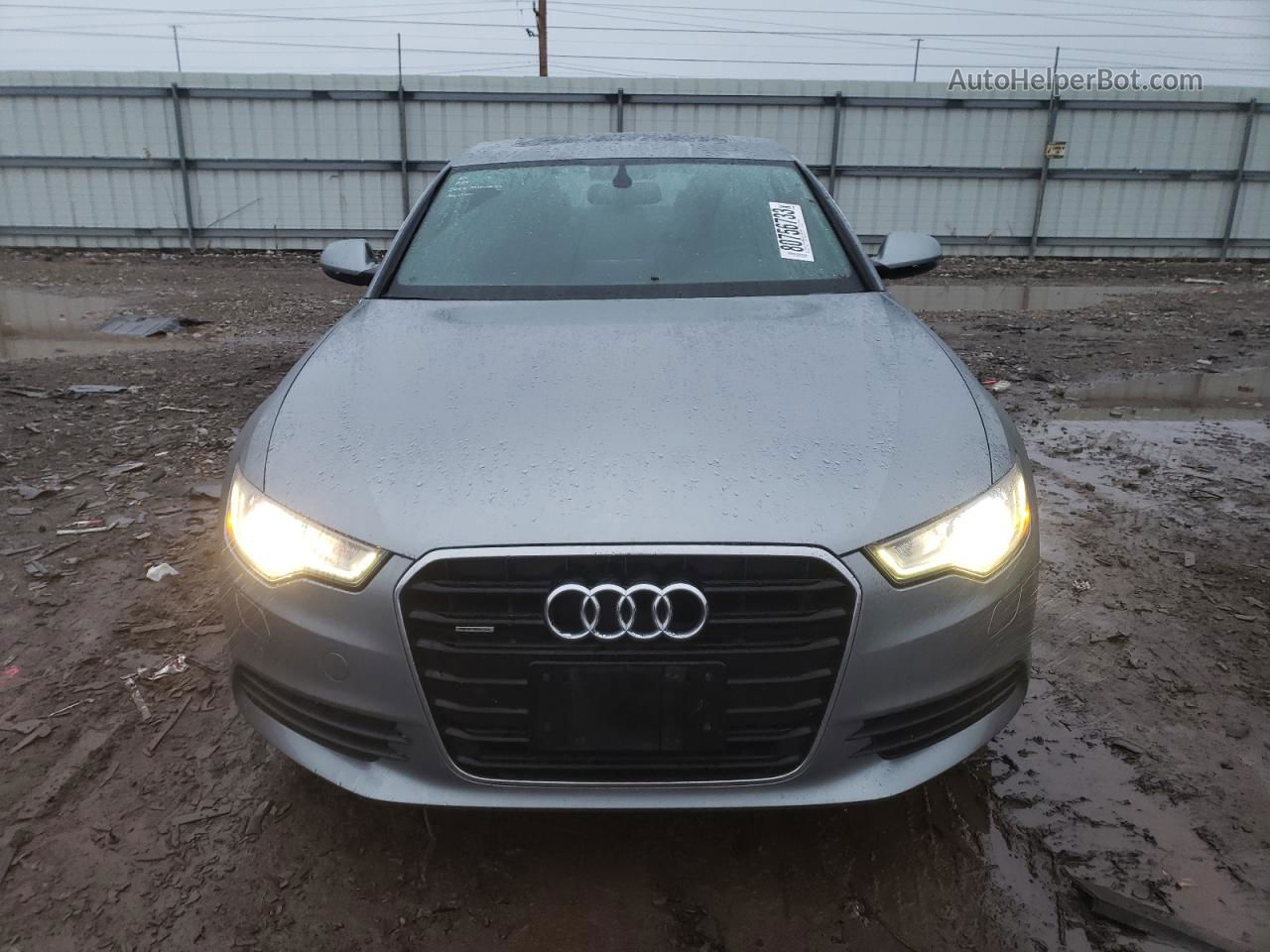 2014 Audi A6 Premium Plus Gray vin: WAUFGAFC6EN161229