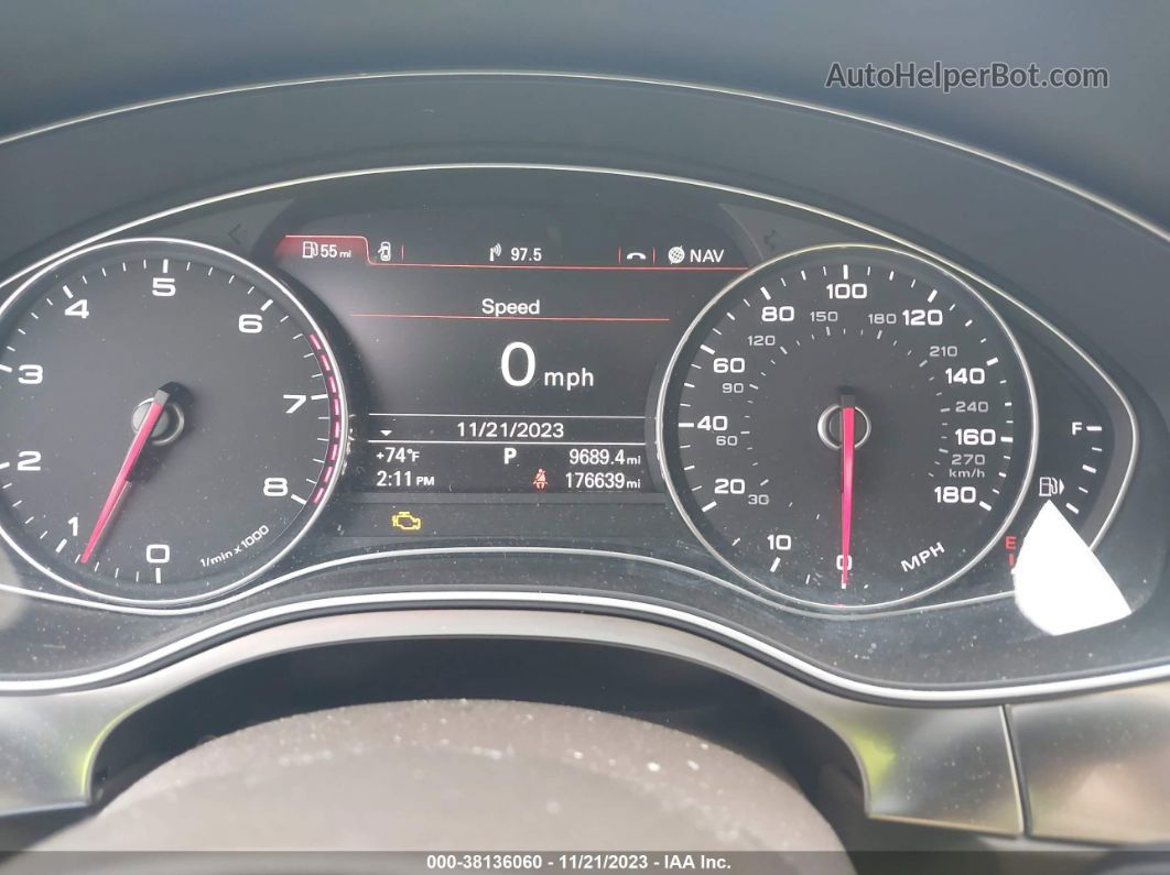 2014 Audi A6 3.0t Premium Plus Белый vin: WAUFGAFC7EN034117