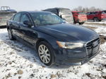 2014 Audi A6 Premium Plus Blue vin: WAUFGAFC7EN070812