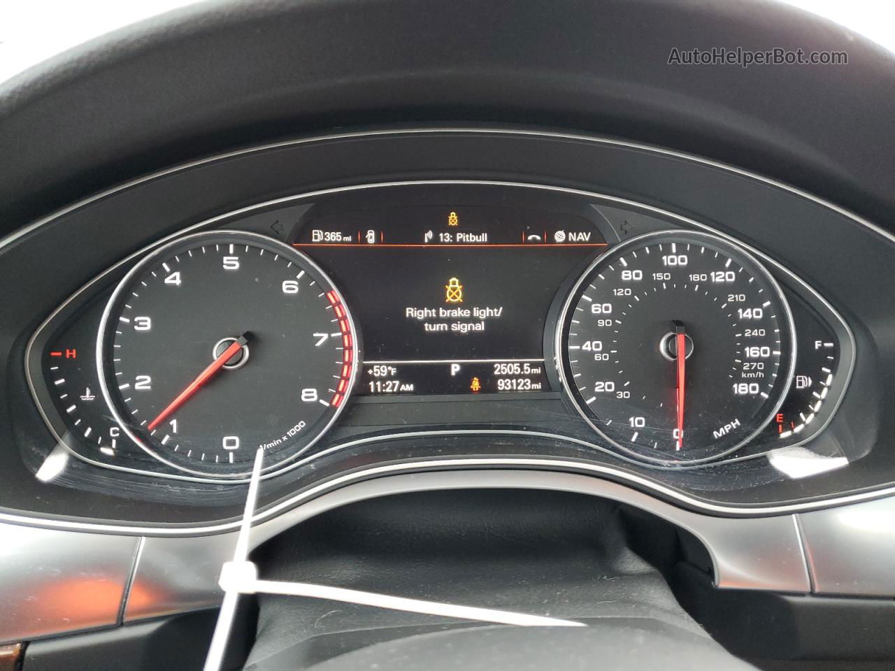 2014 Audi A6 Premium Plus Синий vin: WAUFGAFC7EN133312