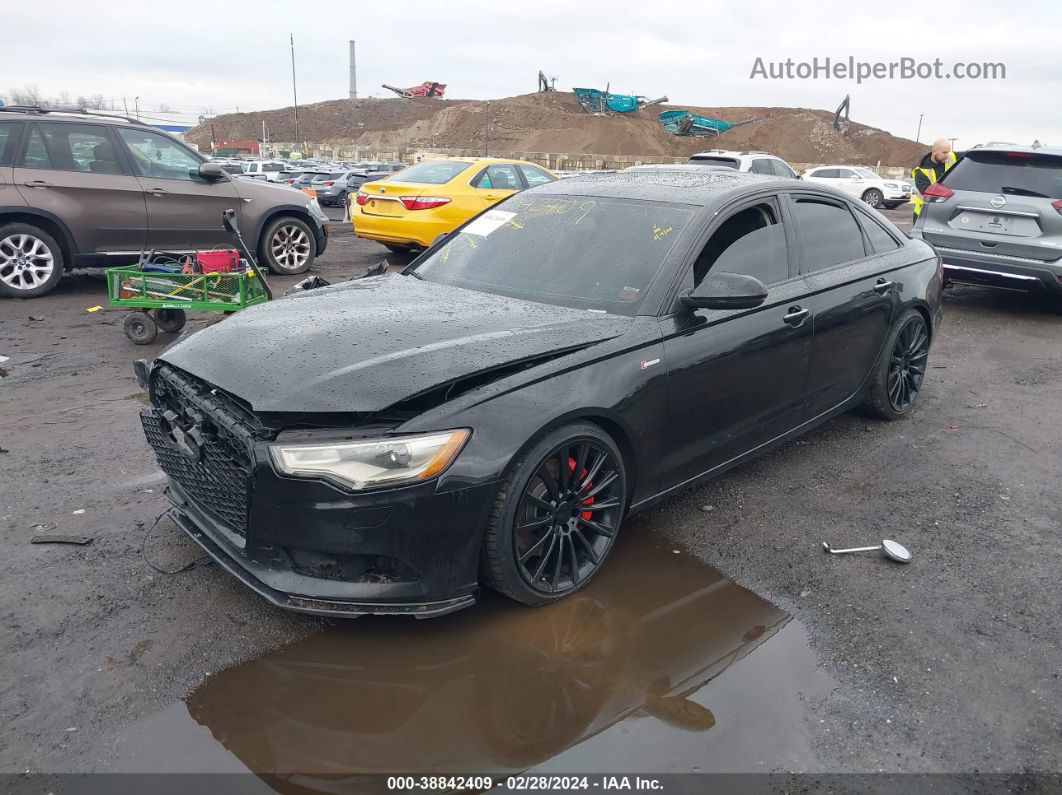 2014 Audi A6 3.0t Premium Plus Black vin: WAUFGAFC7EN134766