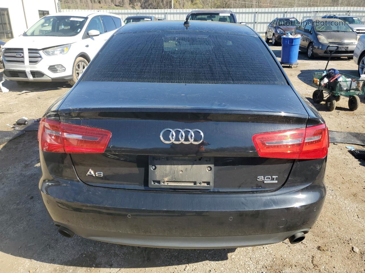 2014 Audi A6 Premium Plus Black vin: WAUFGAFC8EN006097