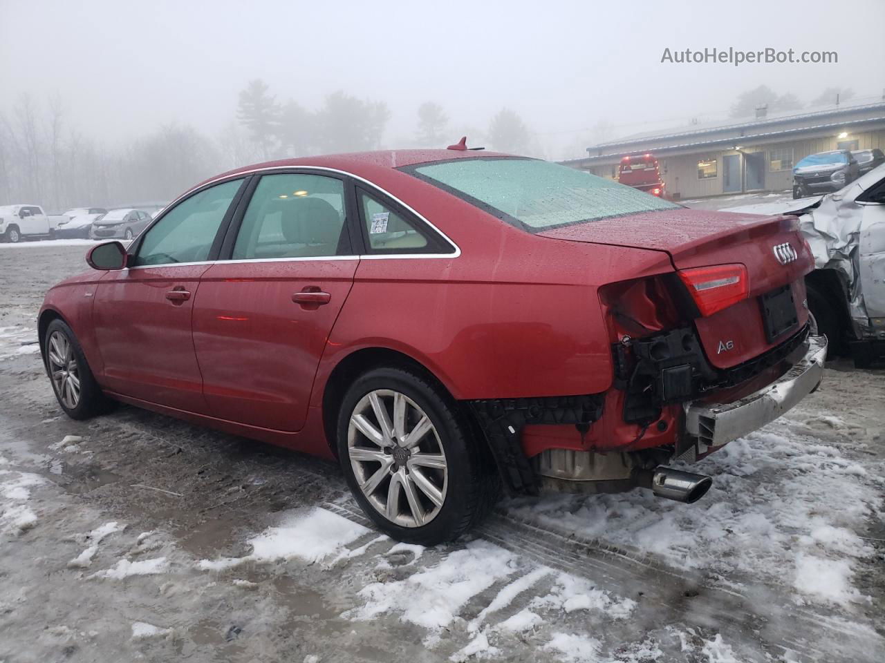 2014 Audi A6 Premium Plus Красный vin: WAUFGAFC8EN074660