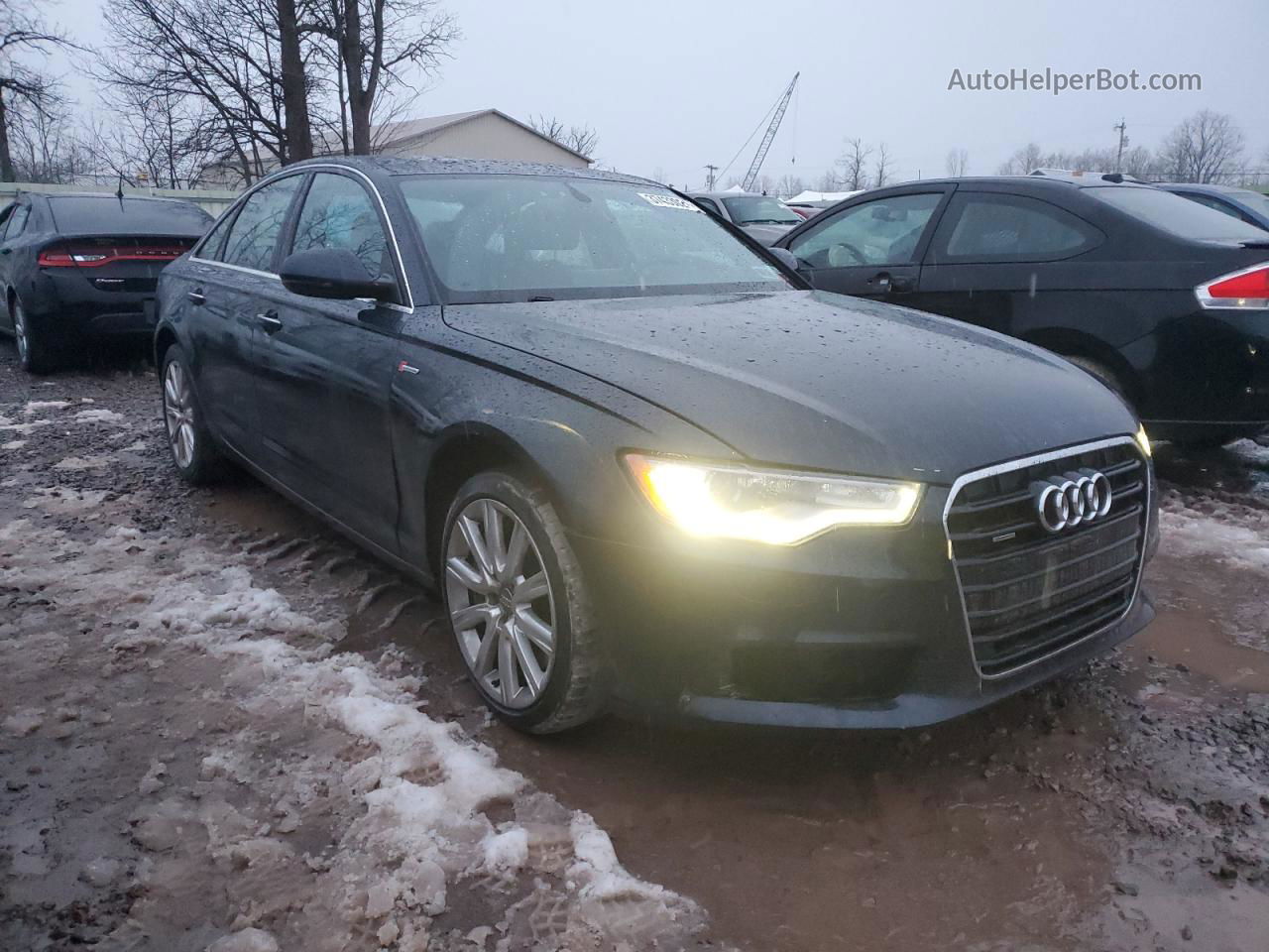 2014 Audi A6 Premium Plus Charcoal vin: WAUFGAFC9EN063795