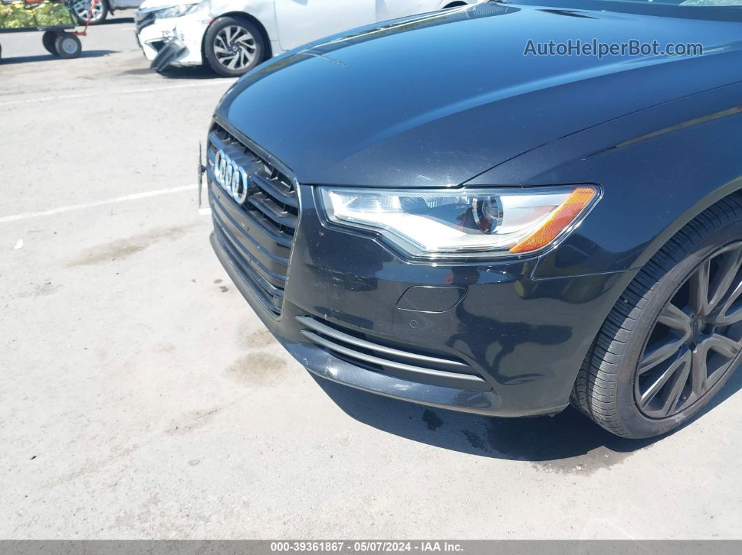 2014 Audi A6 3.0t Premium Plus Black vin: WAUFGAFC9EN106466