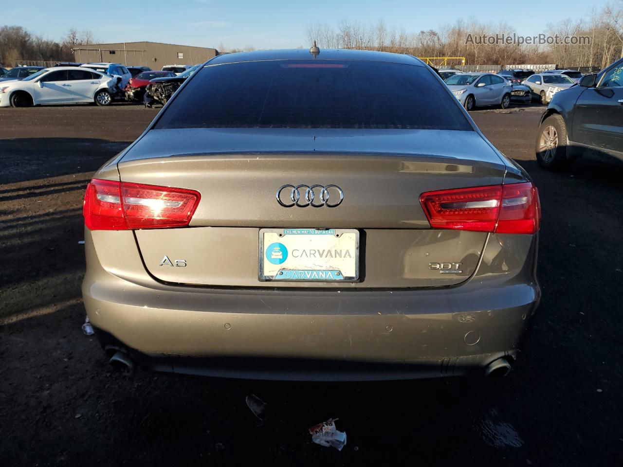 2014 Audi A6 Premium Plus Gray vin: WAUFGAFCXEN015979