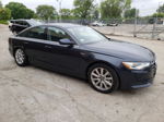 2014 Audi A6 Premium Plus Blue vin: WAUFGAFCXEN030742