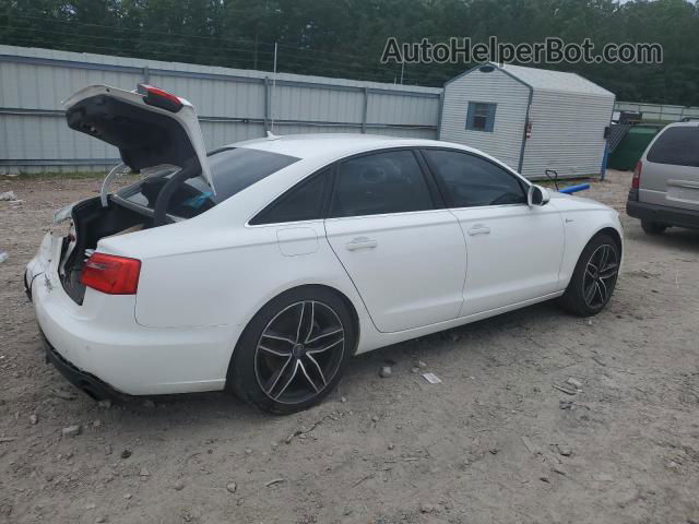 2014 Audi A6 Premium Plus Белый vin: WAUFGAFCXEN093498