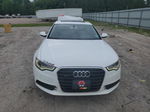 2014 Audi A6 Premium Plus White vin: WAUFGAFCXEN093498