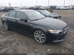 2014 Audi A6 3.0t Premium Plus Black vin: WAUFGAFCXEN096854