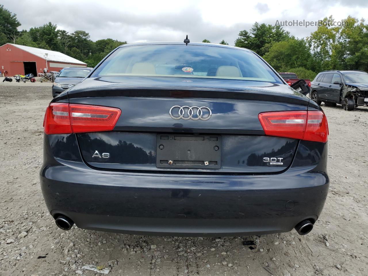 2014 Audi A6 Premium Plus Gray vin: WAUFGAFCXEN114382