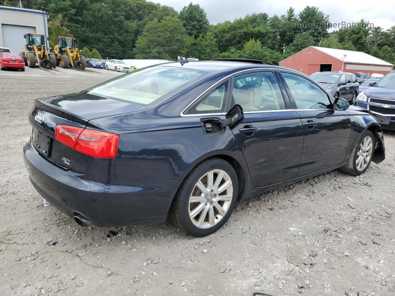 2014 Audi A6 Premium Plus Gray vin: WAUFGAFCXEN114382