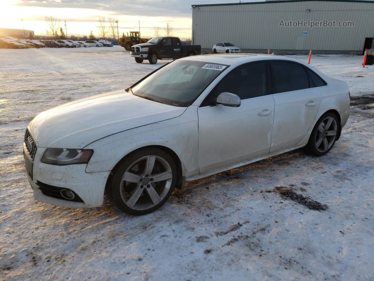 2012 Audi S4 Premium Белый vin: WAUFGCFLXCA014394