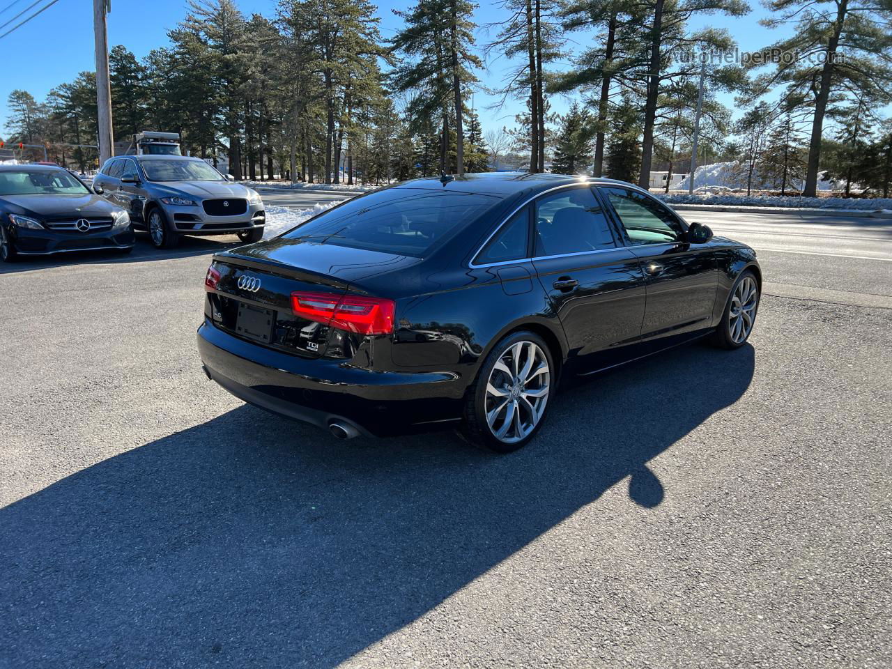 2014 Audi A6 Premium Plus Black vin: WAUFMAFC0EN117316