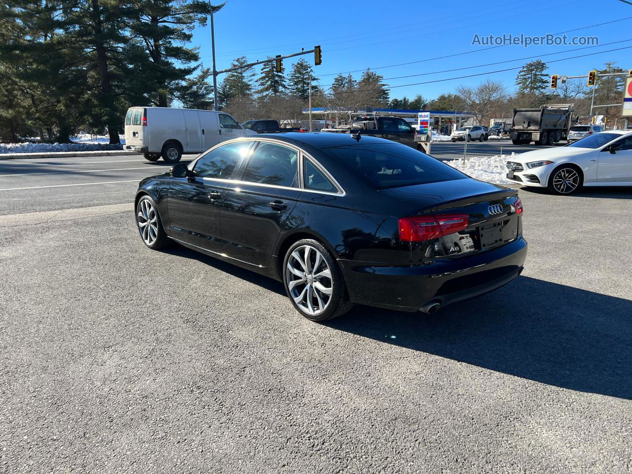 2014 Audi A6 Premium Plus Black vin: WAUFMAFC0EN117316