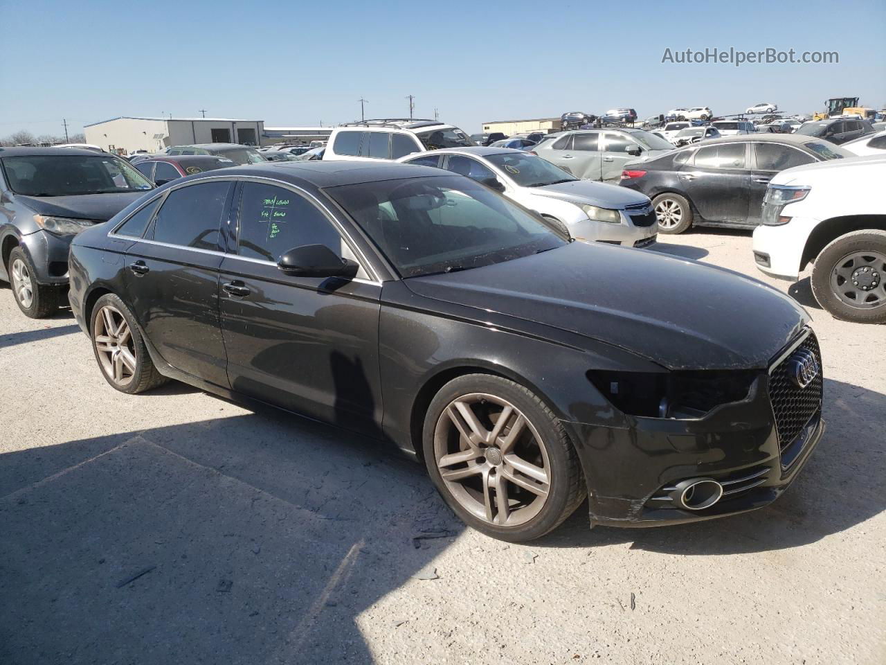 2014 Audi A6 Premium Plus Black vin: WAUFMAFC2EN115714