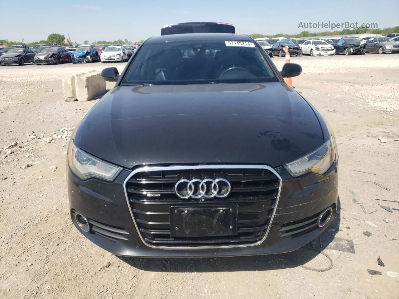 2014 Audi A6 Premium Plus Black vin: WAUFMAFC2EN138555