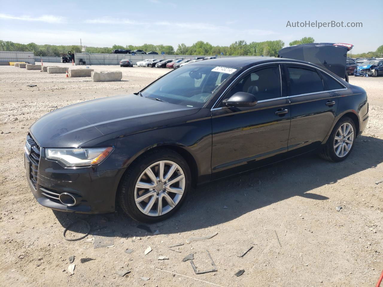 2014 Audi A6 Premium Plus Black vin: WAUFMAFC2EN138555