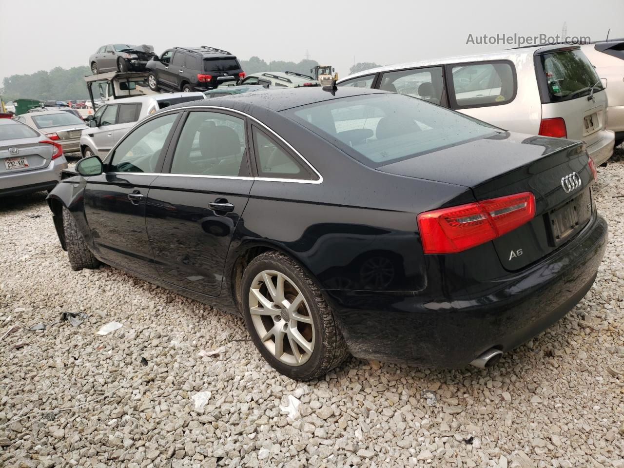 2014 Audi A6 Premium Plus Black vin: WAUFMAFC4EN017557