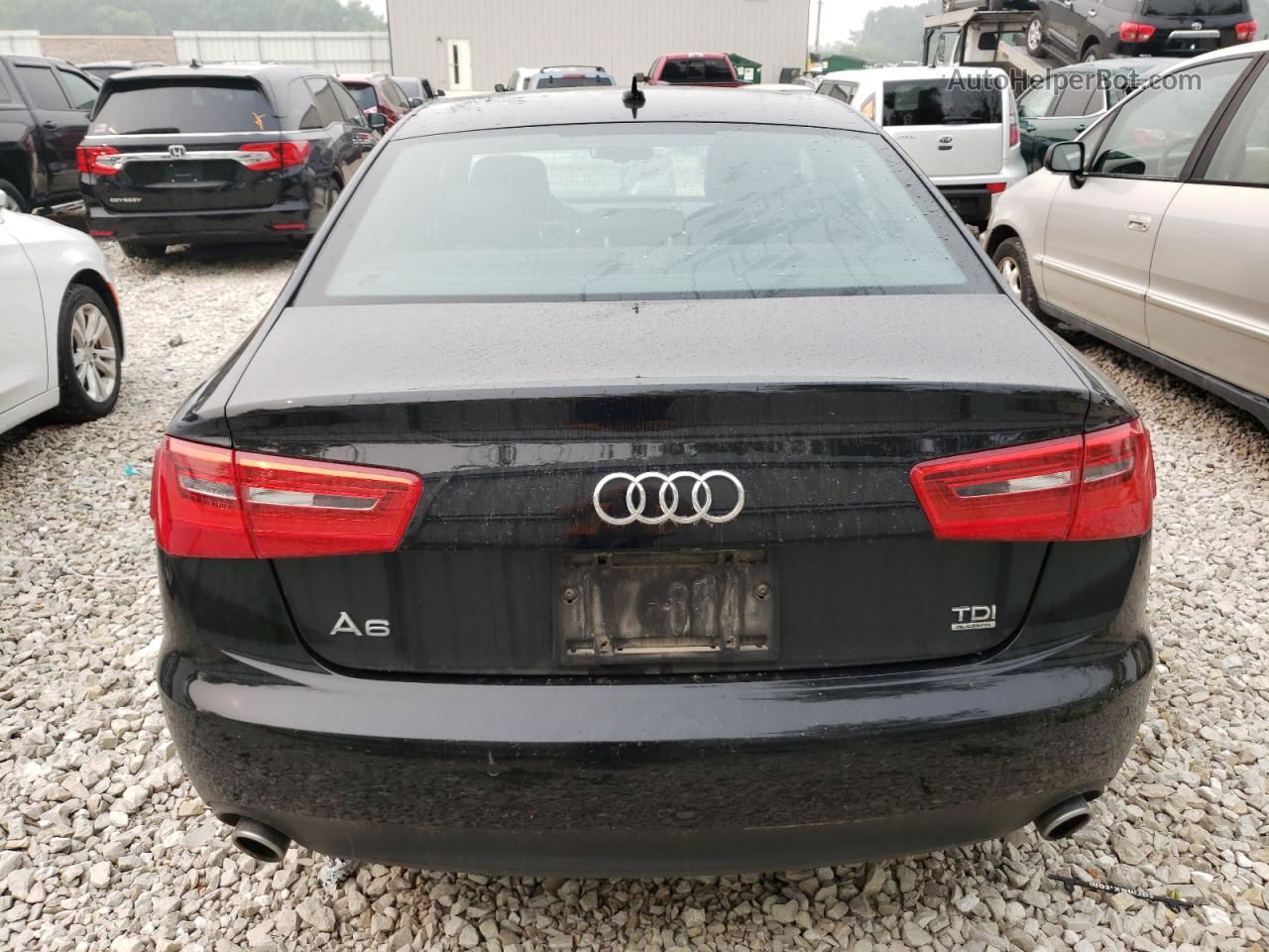 2014 Audi A6 Premium Plus Black vin: WAUFMAFC4EN017557