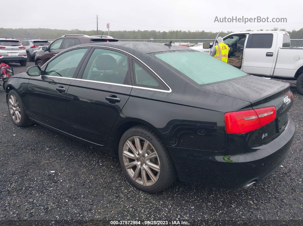 2014 Audi A6 3.0l Tdi Premium Plus Black vin: WAUFMAFC5EN047117