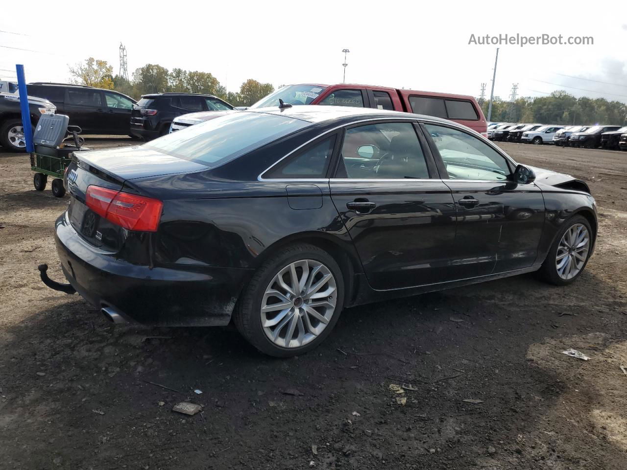 2014 Audi A6 Premium Plus Black vin: WAUFMAFC5EN086306