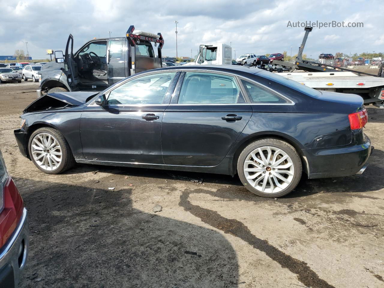 2014 Audi A6 Premium Plus Black vin: WAUFMAFC5EN086306