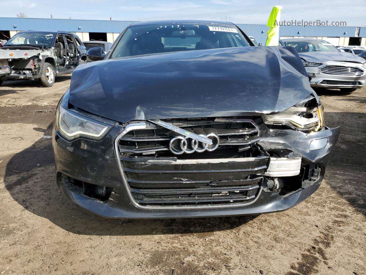 2014 Audi A6 Premium Plus Black vin: WAUFMAFC5EN086306