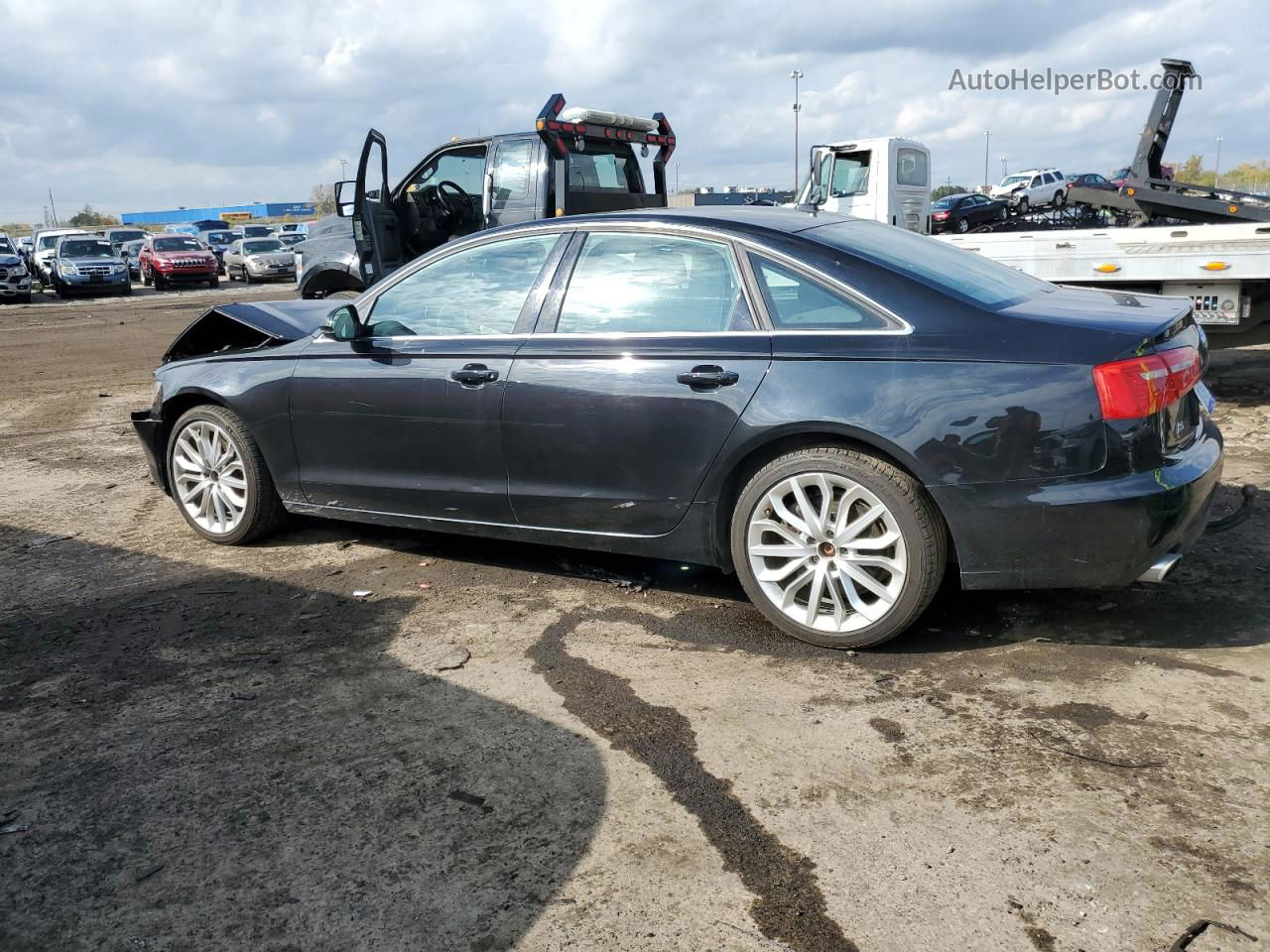 2014 Audi A6 Premium Plus Black vin: WAUFMAFC5EN086306