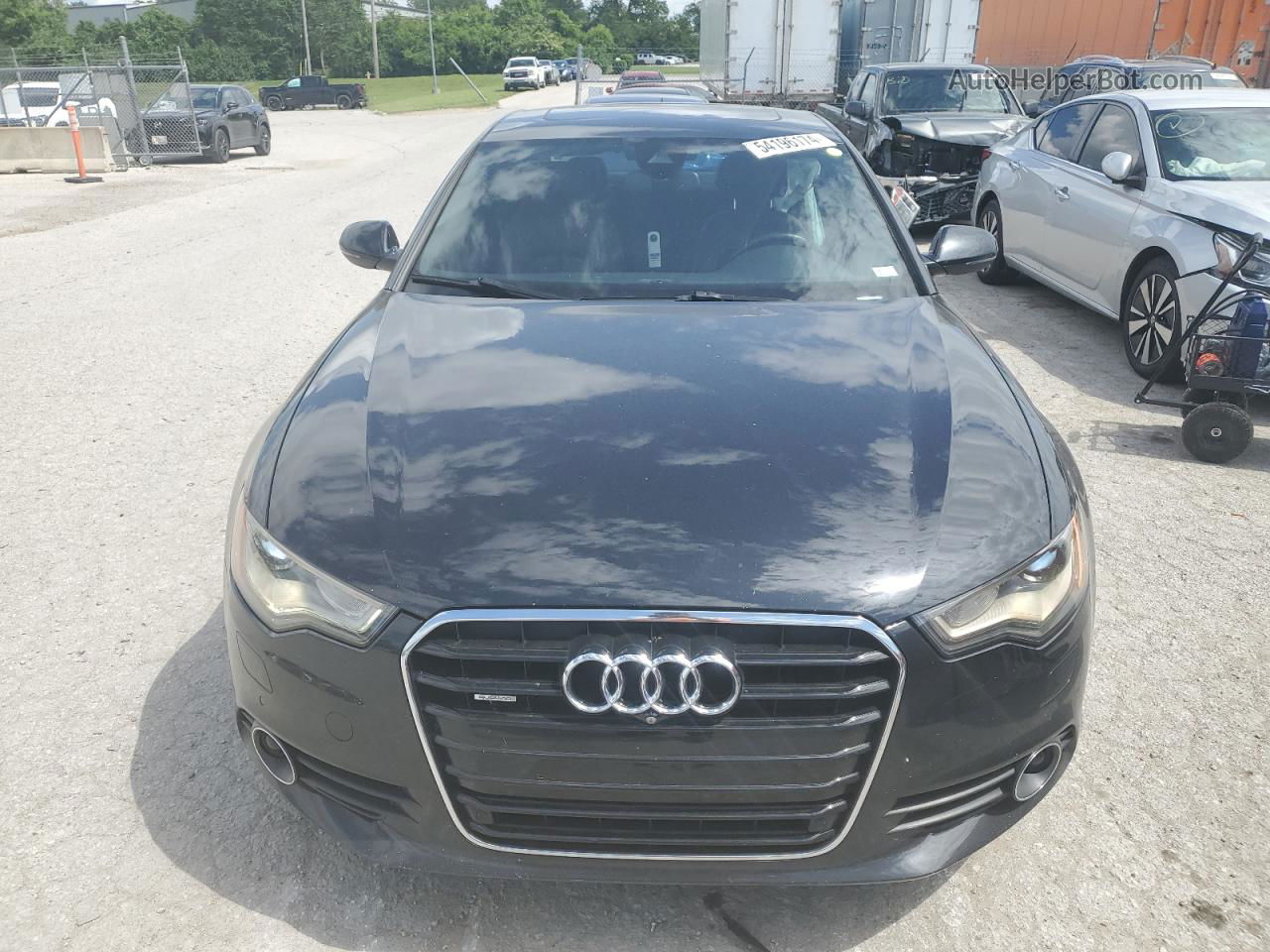 2014 Audi A6 Premium Plus Black vin: WAUFMAFC5EN117831