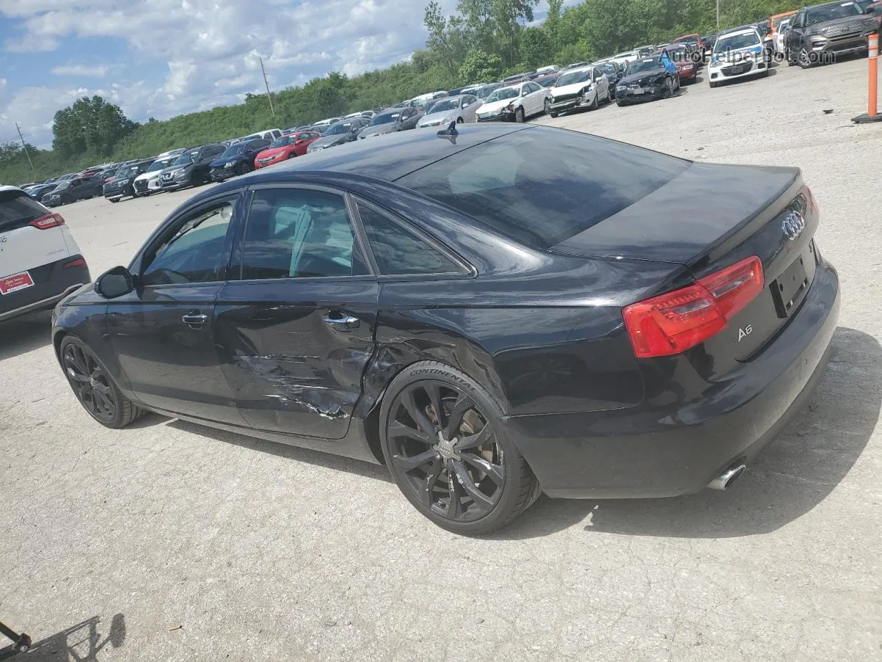 2014 Audi A6 Premium Plus Black vin: WAUFMAFC5EN117831