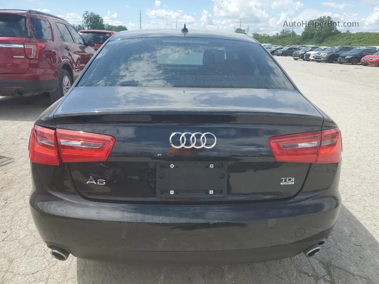 2014 Audi A6 Premium Plus Black vin: WAUFMAFC5EN117831