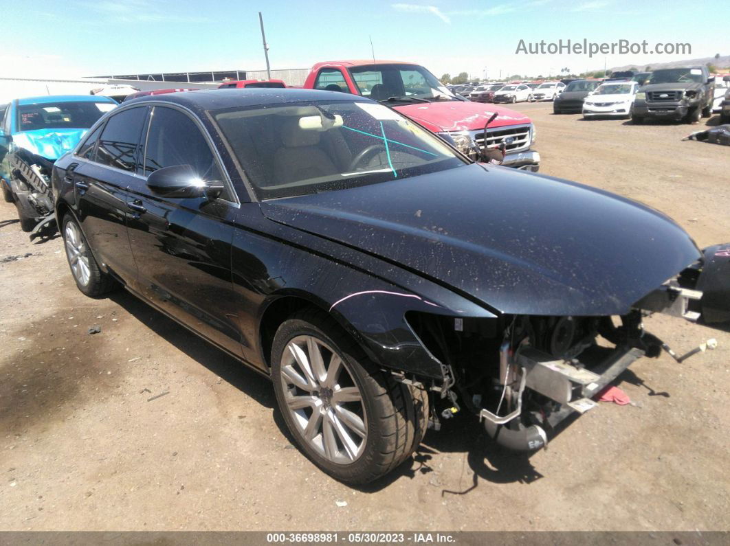 2014 Audi A6 3.0l Tdi Premium Plus Black vin: WAUFMAFC8EN049931