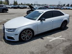 2018 Audi A4 Prestige White vin: WAUFNAF41JN002711