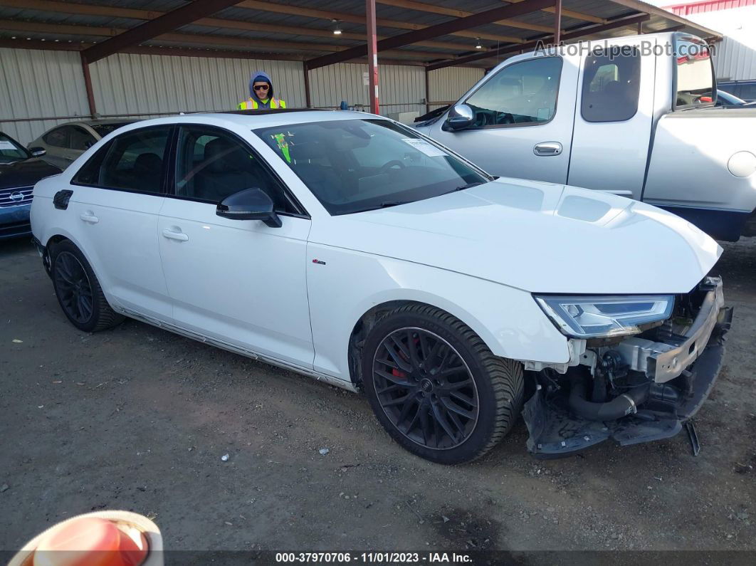 2018 Audi A4 2.0t Premium White vin: WAUFNAF41JN014535