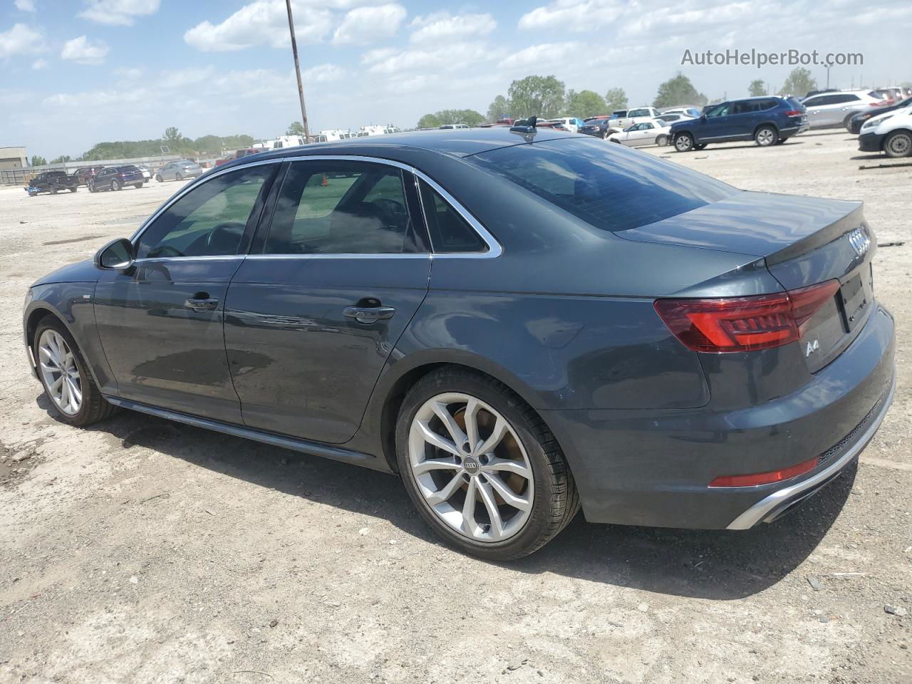 2019 Audi A4 Prestige Gray vin: WAUFNAF41KA016861