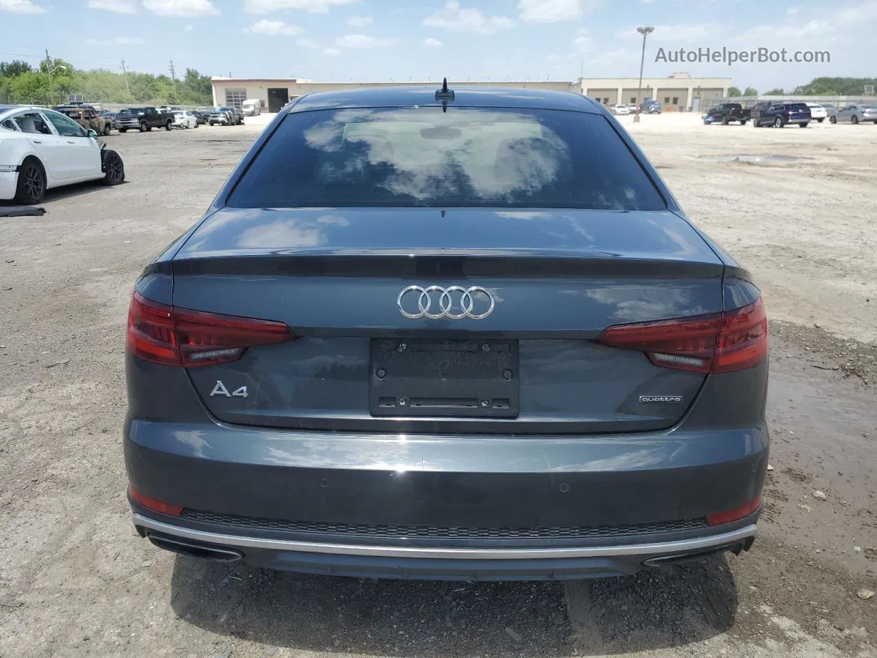 2019 Audi A4 Prestige Серый vin: WAUFNAF41KA016861