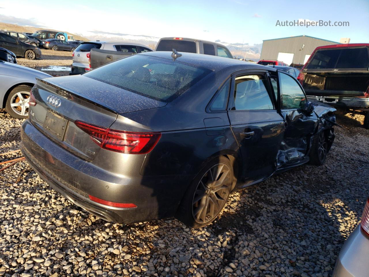 2019 Audi A4 Prestige Gray vin: WAUFNAF41KA062643