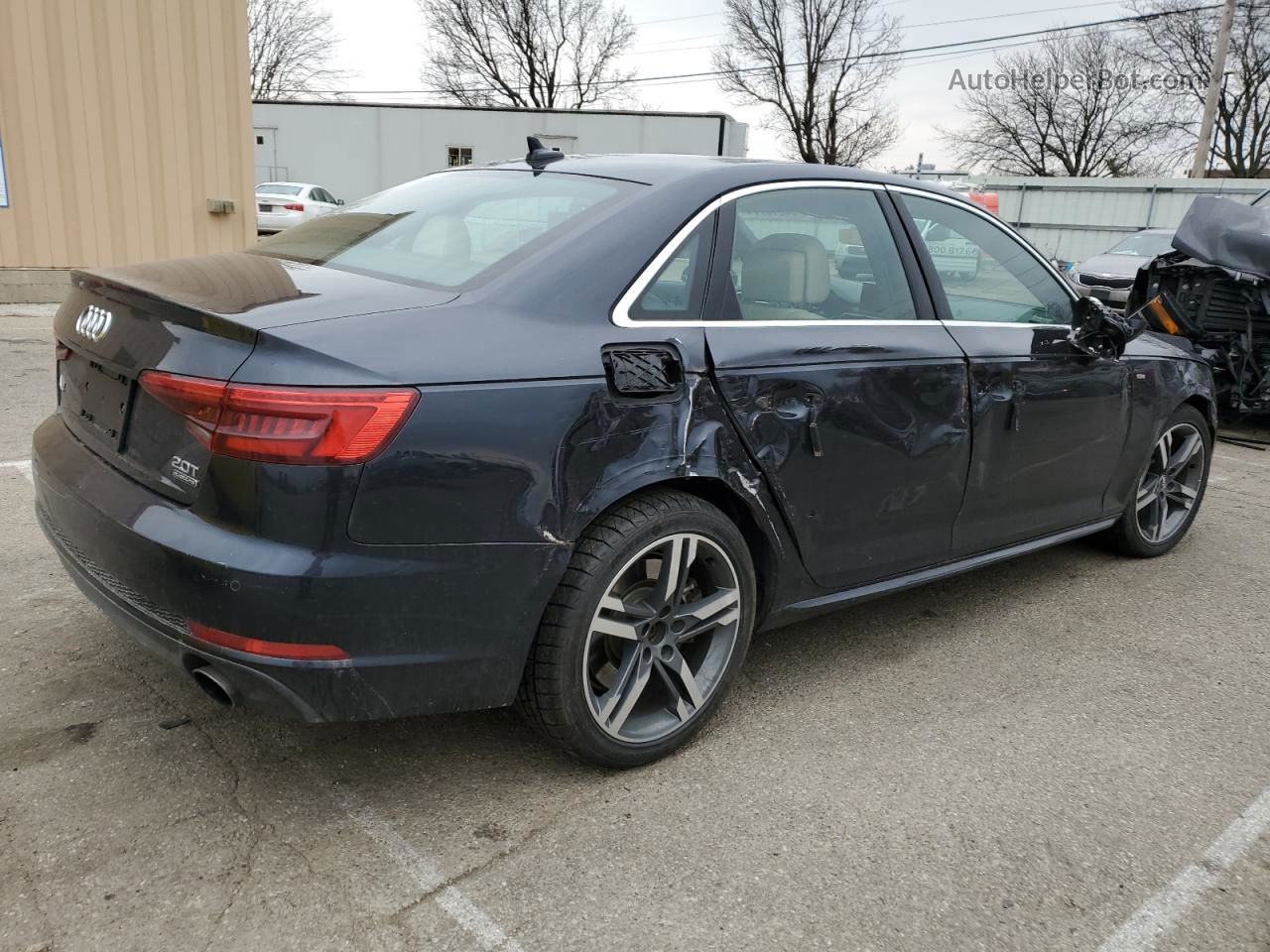 2017 Audi A4 Prestige Blue vin: WAUFNAF44HN027807