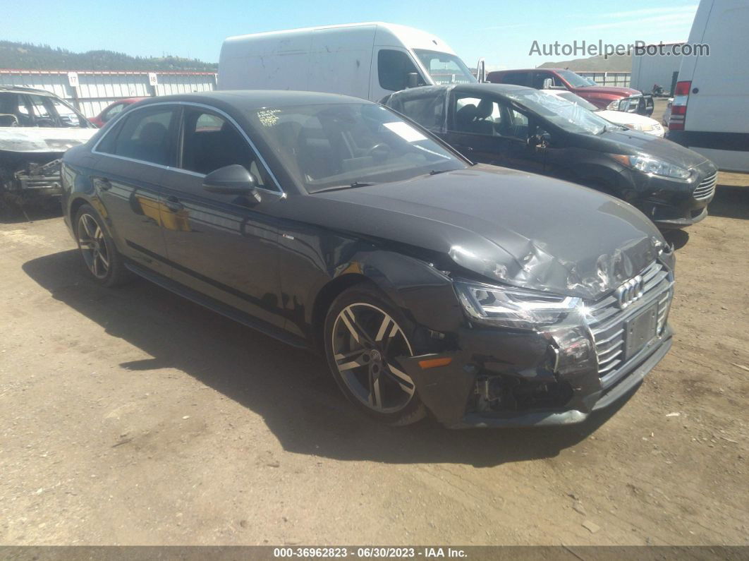 2018 Audi A4 Prestige Gray vin: WAUFNAF44JA033622