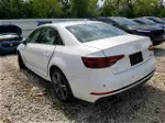 2018 Audi A4 Prestige White vin: WAUFNAF47JA157254